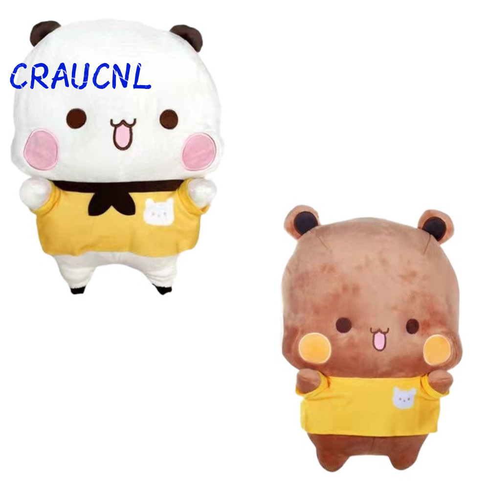 LUOL Panda Sang Trọng, Hoạt Hình Bubu Và Dudu Đồ Chơi Gối Mềm Nhồi Bông, Đồ Chơi Thoải Mái Cặp Đôi D