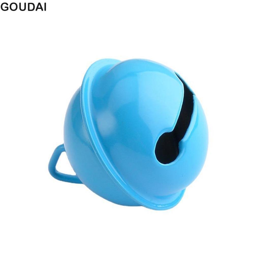 GOUDAI 5 chiếc Jingle Bells Hạt kim loại, Chuông màu kẹo Mặt dây chuyền móc khóa chuông đầy màu sắc,