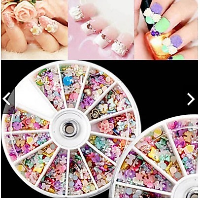 Phụ kiện trang trí móng tay 1200 hạt