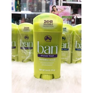LĂN KHỬ MÙI BAN SHOWER FRESH INVISIBLE SOLID 73gr
