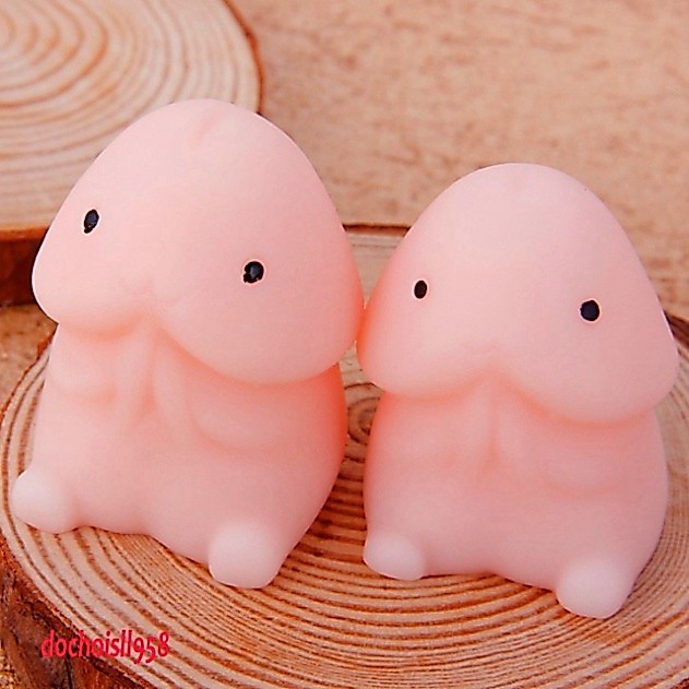 Squishy Bé Ciu Silicon nhão nhoét cute - Thú Dẻo Con Ciu Ding Ding
