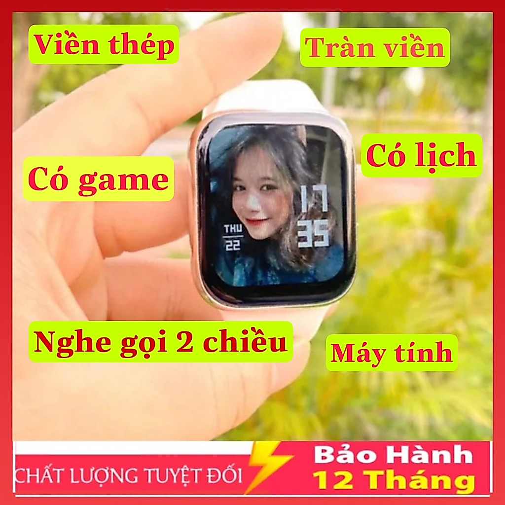Đồng Hồ Thông Minh T2000 Promax/ T700 Promax Viền thép- có game- lịch- máy tính, Đo nhịp Tim