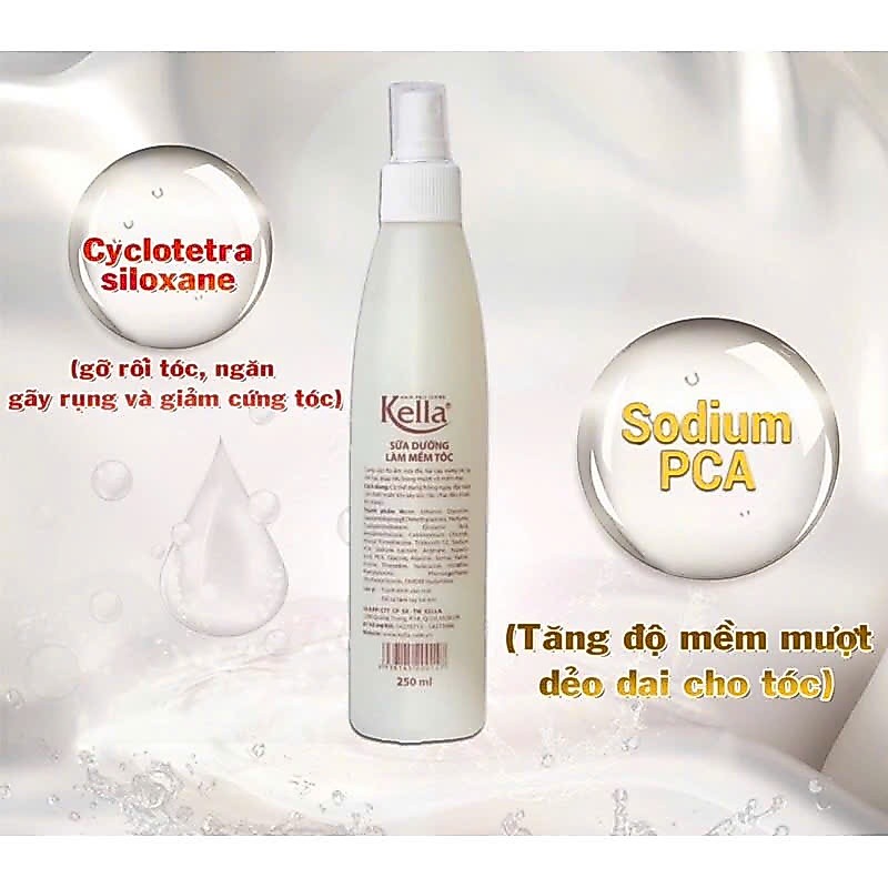 Xịt Dưỡng Kella Hair Deep, sữa dưỡng làm mềm tóc Kella, 250ml_XỊT KELLA MỀM