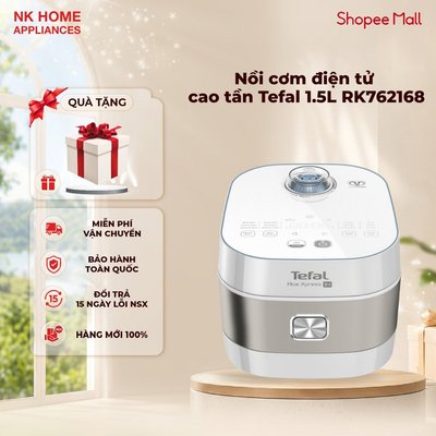 Nồi cơm điện tử cao tần Tefal 1.5L RK762168 1.5L, 1200W - Bảo hành 24 tháng