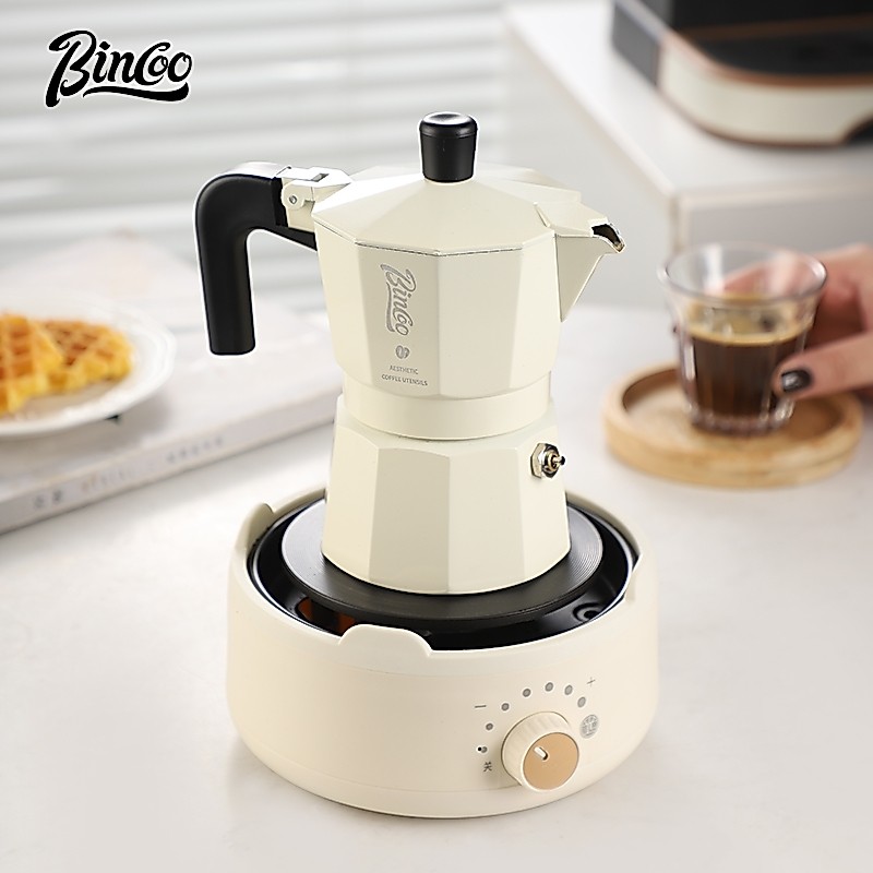 Bincoo Van Kép Moka Nồi Nhỏ Máy Espresso Pinuo Mocha Pot120ML