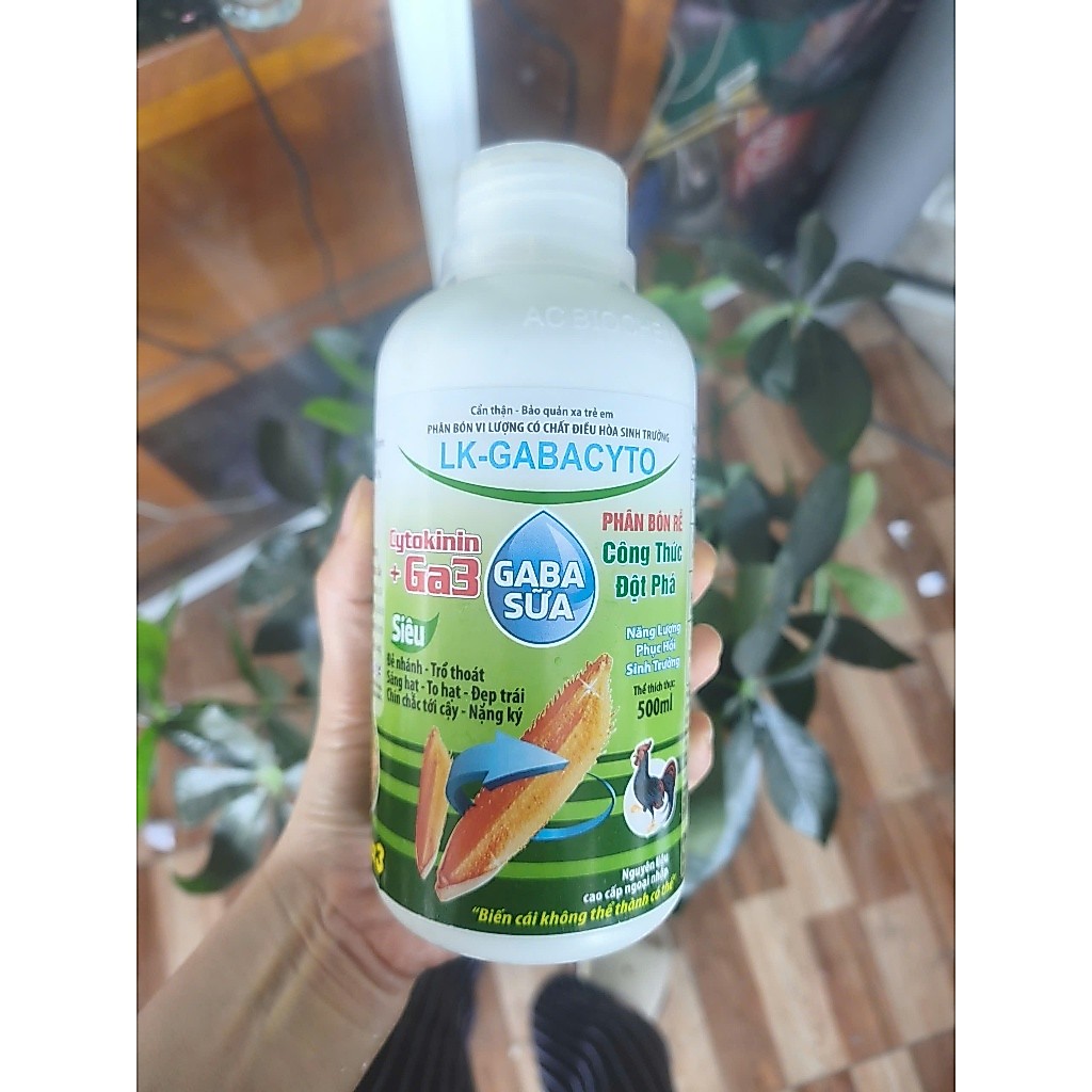Phân bón vi lượng - GABA SỮA - LK-GABACYTO (chai 500ml)