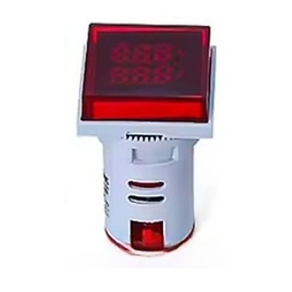 Đèn báo LED AD16 22FVA có kích thước cắt 22mm để gắn bảng tiêu chuẩn