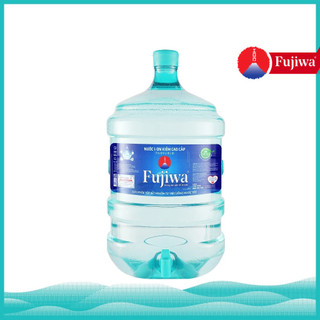 Bình 18L Nước Uống Ion Kiềm Cao Cấp Fujiwa 18L - Tiện lợi dùng tại nhà cho cây nóng lạnh được, có vòi sẵn
