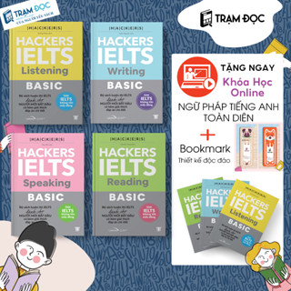 Sách -Hacker Ielts Basic ( Reading + Listening + Writing + Speaking )