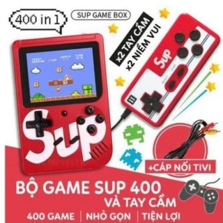 Máy chơi game cổ điển đôi phong cách hoài cổ tuổi thơ - 400 TRÒ CHƠI CỔ ĐIỂN.