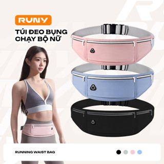 Túi Đeo Bụng Chạy Bộ Nữ 3 Ngăn Thể Thao - Co Giãn, Điều Chỉnh, Đựng Đồ Cá Nhân - TuiChayBoNu