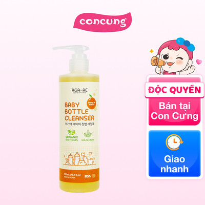 	Nước rửa bình sữa AGA-AE hương cam - Chai 500ml