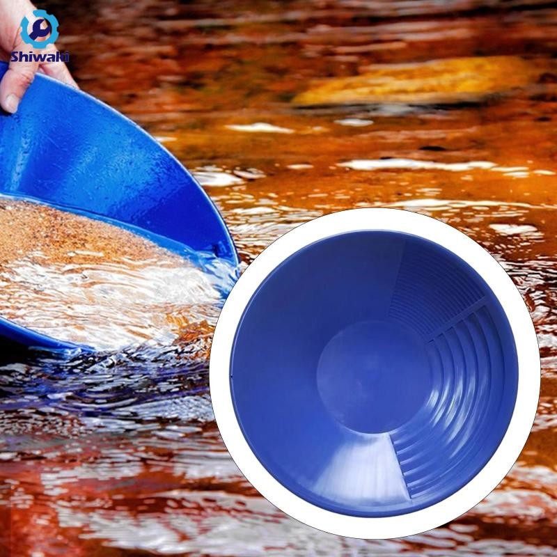 Gold Panning Pan Collection Tool Thiết bị khai thác Di động Panning Basin Gold Prospecting Pan cho H