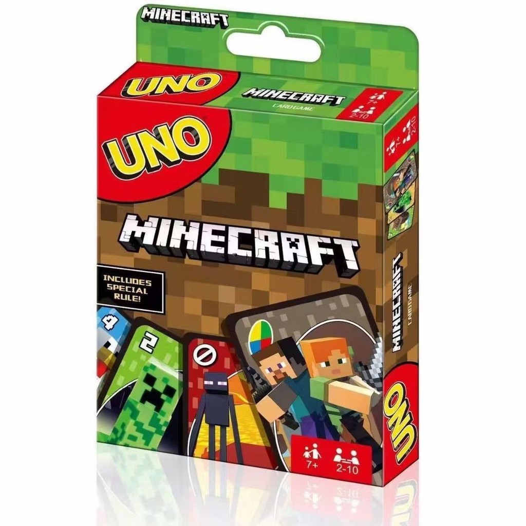 [Trò chơi bài UNO Minecraft] Trò chơi bảng phù hợp theo chủ đề Creeper, Thẻ Uno thế giới của tôi với