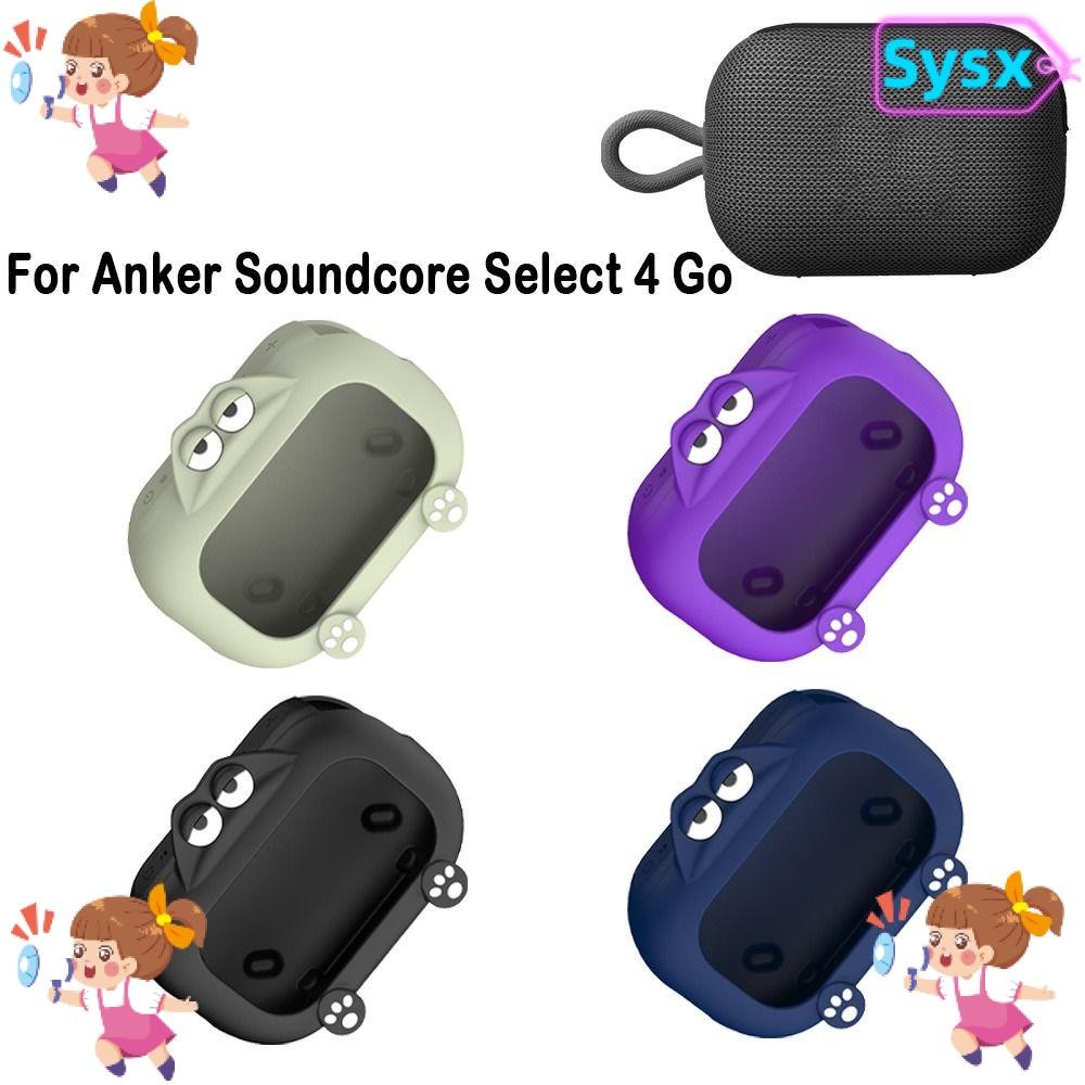 Vỏ bảo vệ SYSX, Loa chống sốc silicon, Vỏ chống bụi hoạt hình cho phụ kiện loa Anker Soundcore Selec