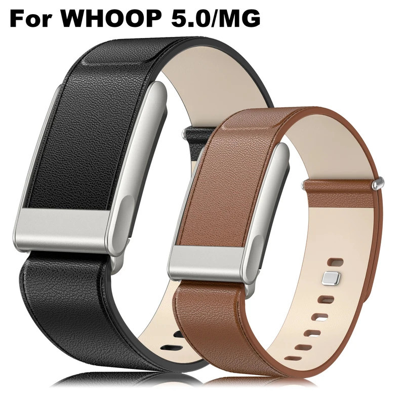 Dành cho dây đeo đồng hồ Whoop 5.0 / MG Dây da thật Tương thích với WHOOP ONE Fitness Tracker Whoop 