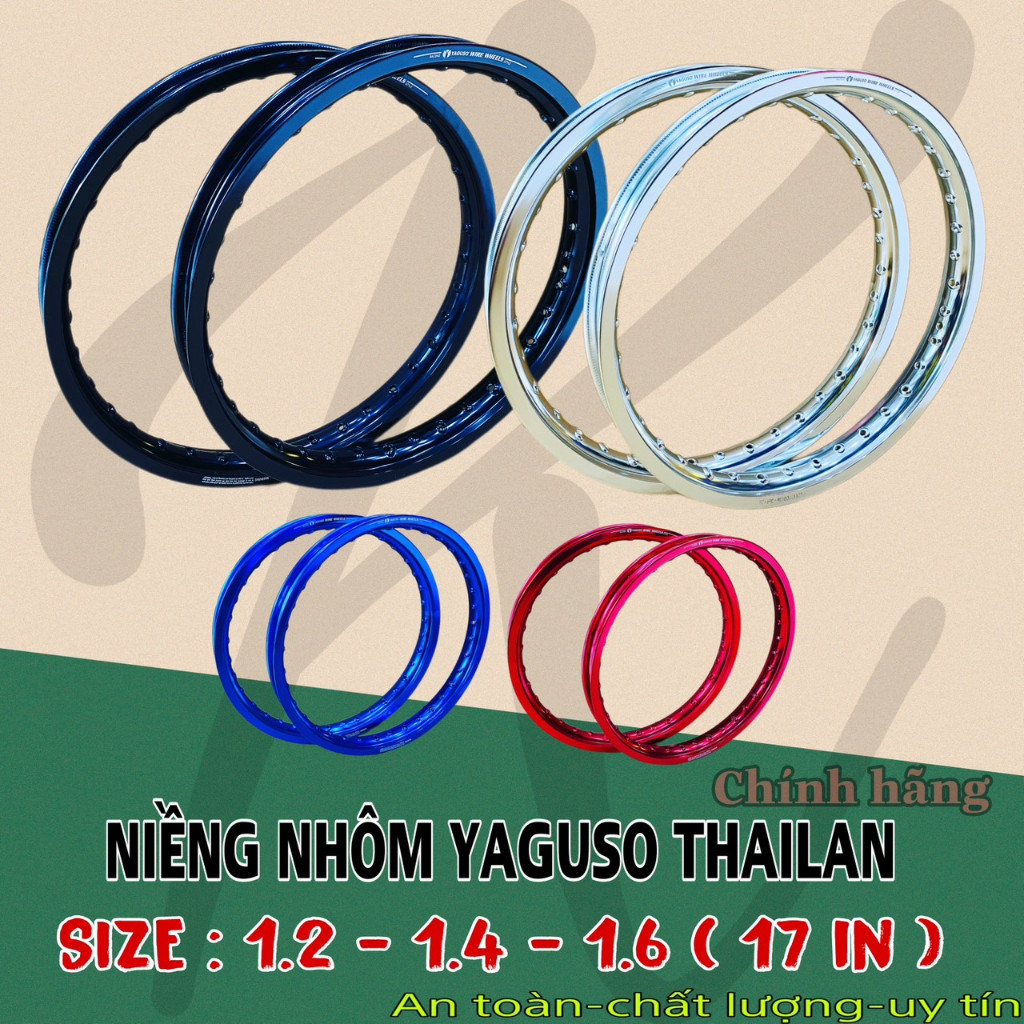 Niềng YAGUSO size 1.2 - 1.4 - 1.6 chính hãng >>