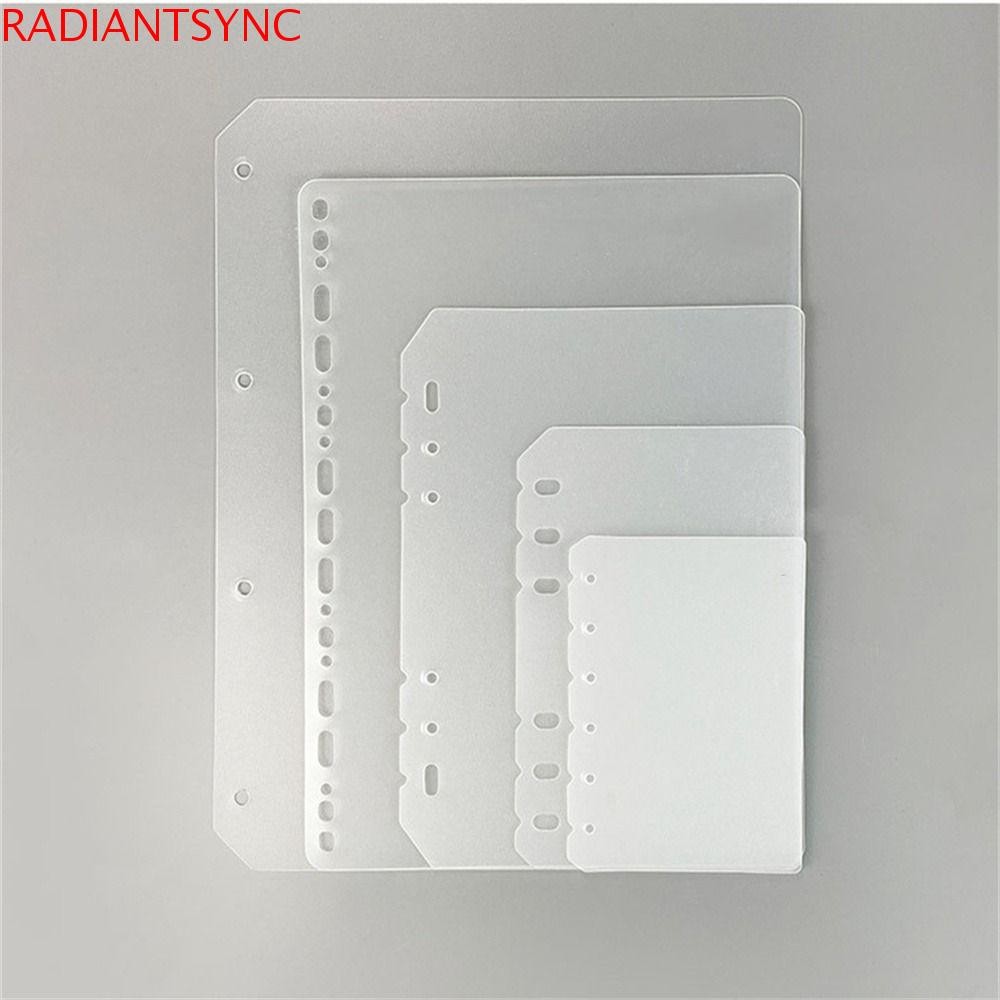 RADIANTSYNC Notebook Divider Matte Agenda Notebook Phụ kiện Board Page A5 A6 A7 B5 A4 Universal Plan