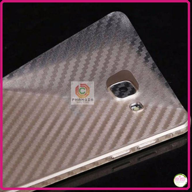 Miếng dán mặt lưng skin carbon Samsung Galaxy A5 2015/ A5 2016/ A5 2017/ A5 2018