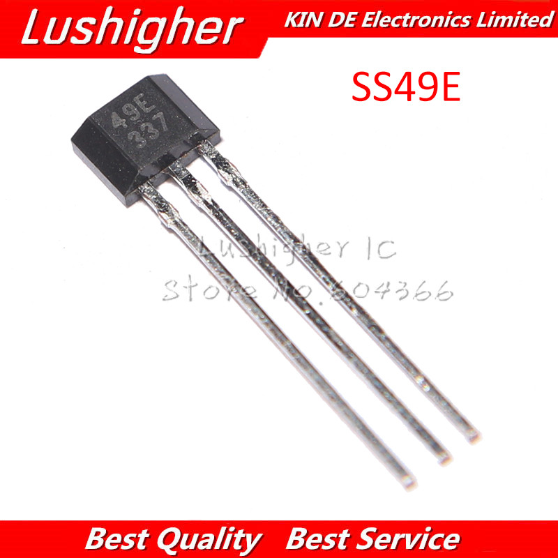 100 chiếc 49E Hall Element SS49E OH49E AH49E Hall Sensor Cảm biến hiệu ứng Hall