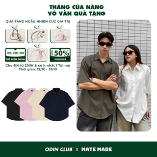 Áo sơ mi cộc tay Original ODIN CLUB, Áo sơmi nam ngắn tay form rộng, Local Brand ODIN CLUB