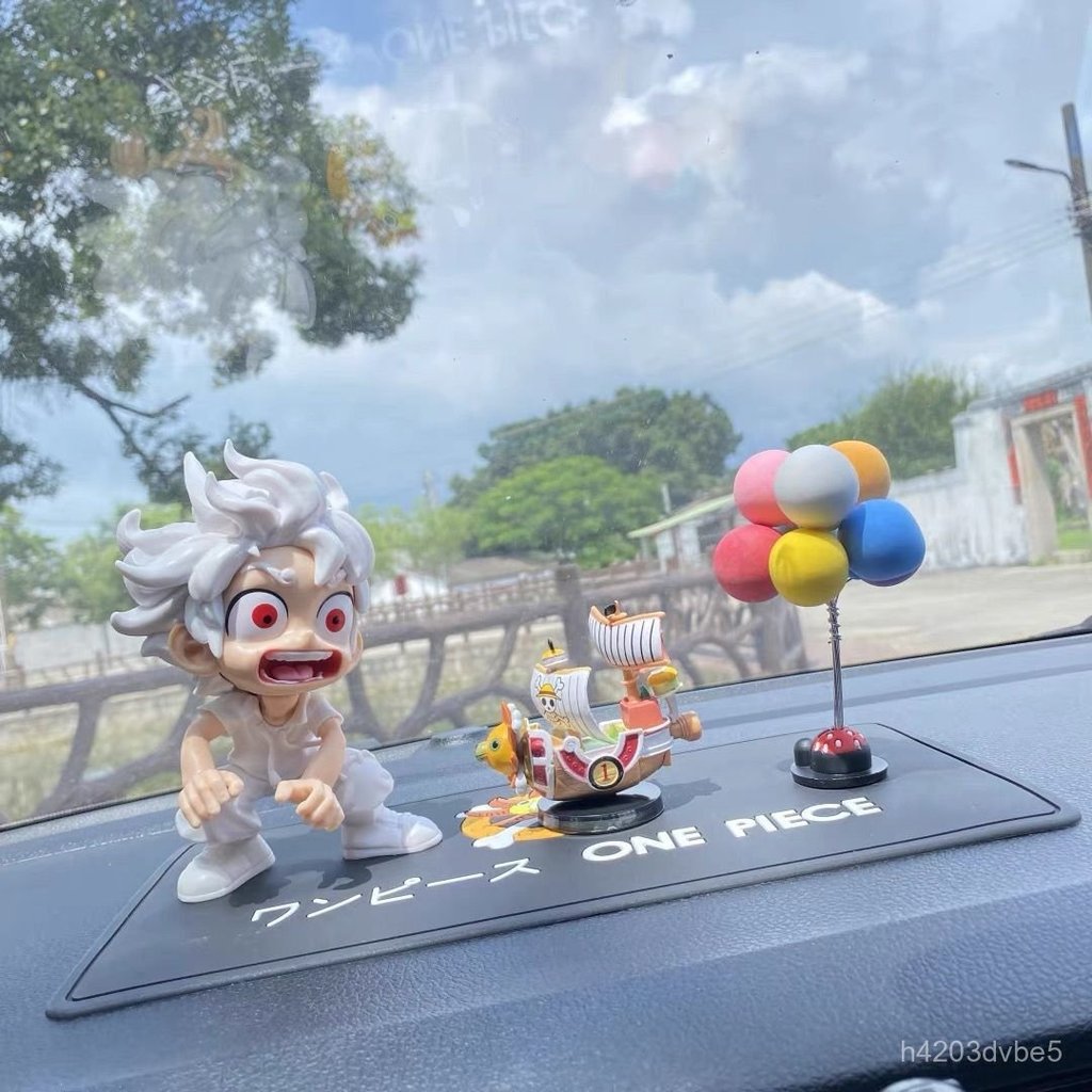 Mô hình Luffy Gear 5 Nika One Piece trạng thái thần mặt trời joy boy tượng anime trang trí taplo ô t