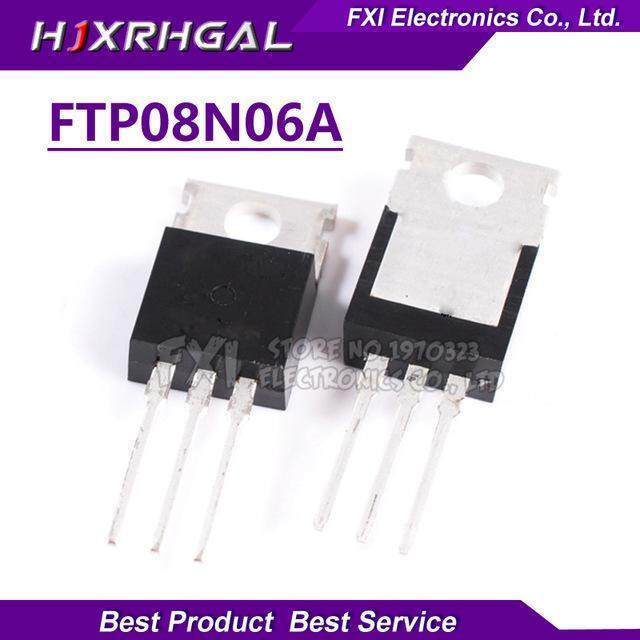 10 chiếc FTP08N06A TO-220 FTP08N06 TO220 08N06 mới nguyên bản