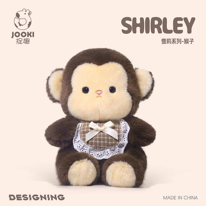 Shirley Monkey Plush Toy Cute Doll Girl Sleeping Pillow for Girls Doll Birthday Gift Doll dJbp
