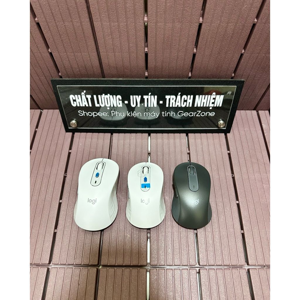 (Gearzone) Chuột máy tính văn phòng Logitech M650 / M750 size M/ L không dây bluetooth SilentTouch -