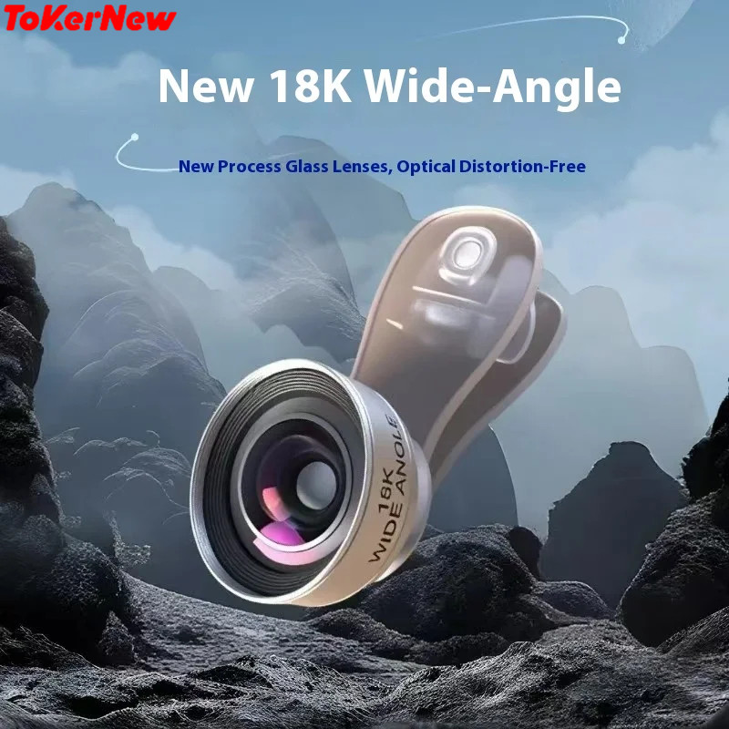 High Definition Wide Angle Macro Mobile Phone Lens 18k 16k 10k 9k For Broadcasters Live Streaming Ca