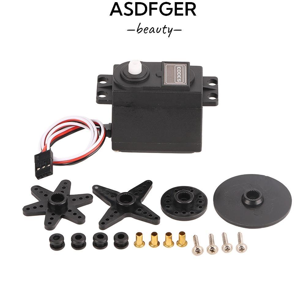 Động cơ servo RC ASDFGER, Động cơ servo tiêu chuẩn xoay 180 độ, Động cơ servo Mini tốc độ cao bền bỉ