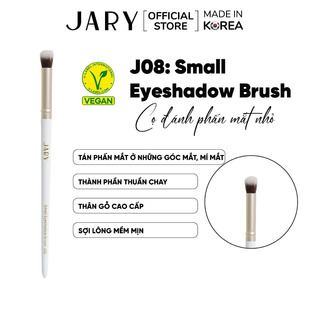 Cọ Tán Phấn Mắt Nhỏ Jary Small Eyeshadow Brush - J08