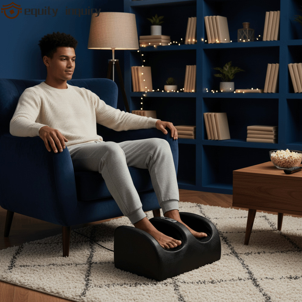 Máy mát xa chân điện YÊU THÍCH YÊU THÍCH, Thiết kế con lăn sưởi hồng ngoại Máy mát xa Shiatsu, Máy m
