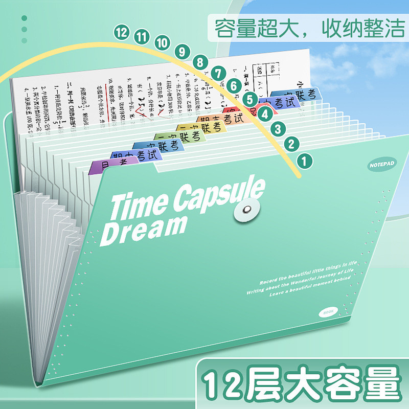 Túi Organ a4 Túi Đựng Giấy Thử Di Động Bán Buôn Phân Loại Dữ Liệu Túi Tập Tin Dọc A4 Túi Đựng Giấy T