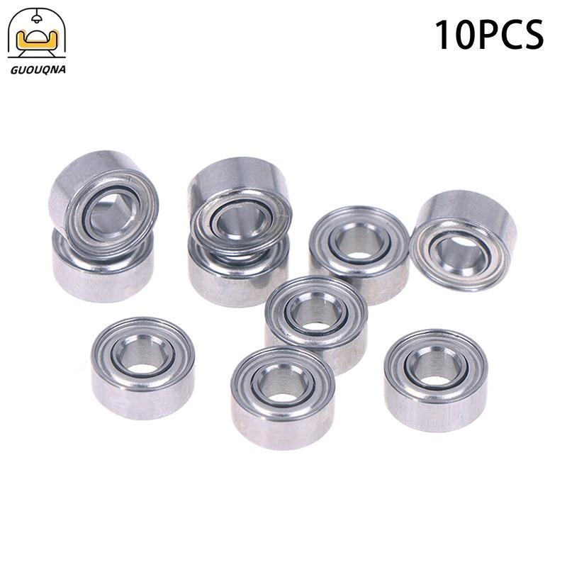 GUOUQNA 10 chiếc 683ZZ 3 * 7 * 3 Mm Vòng bi thu nhỏ Thép Chrome 683 ZZ 2Z 683Z Lỗ khoan bên trong 3m