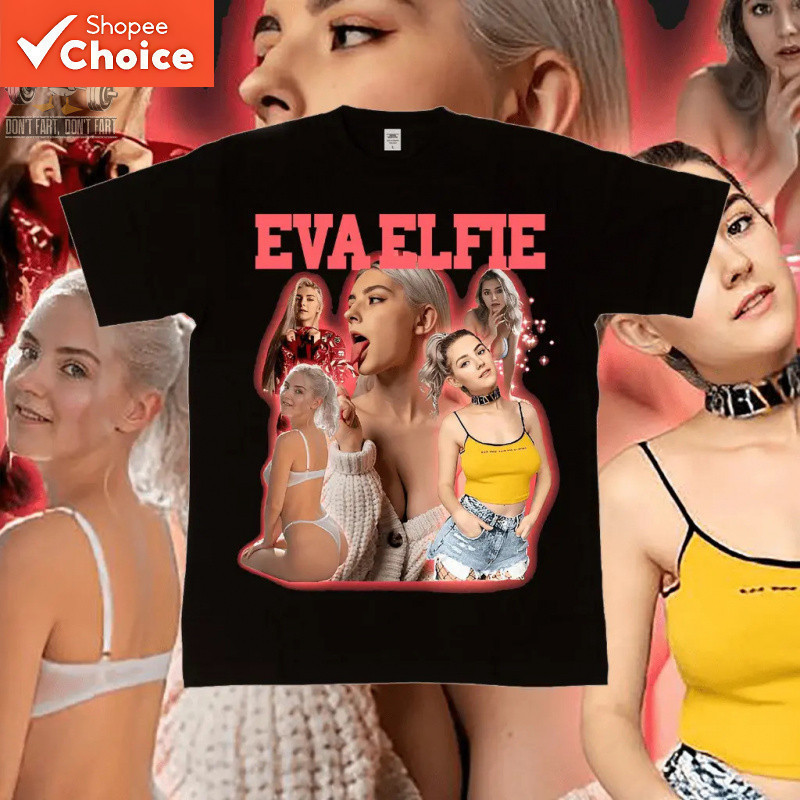 Mới Người Lớn Da Ngôi Sao Ban Nhạc Áo Thun 18 + EVA ELFIE Bootleg Cotton Vải 1 Bia Voi Có Thể Đeo Cả
