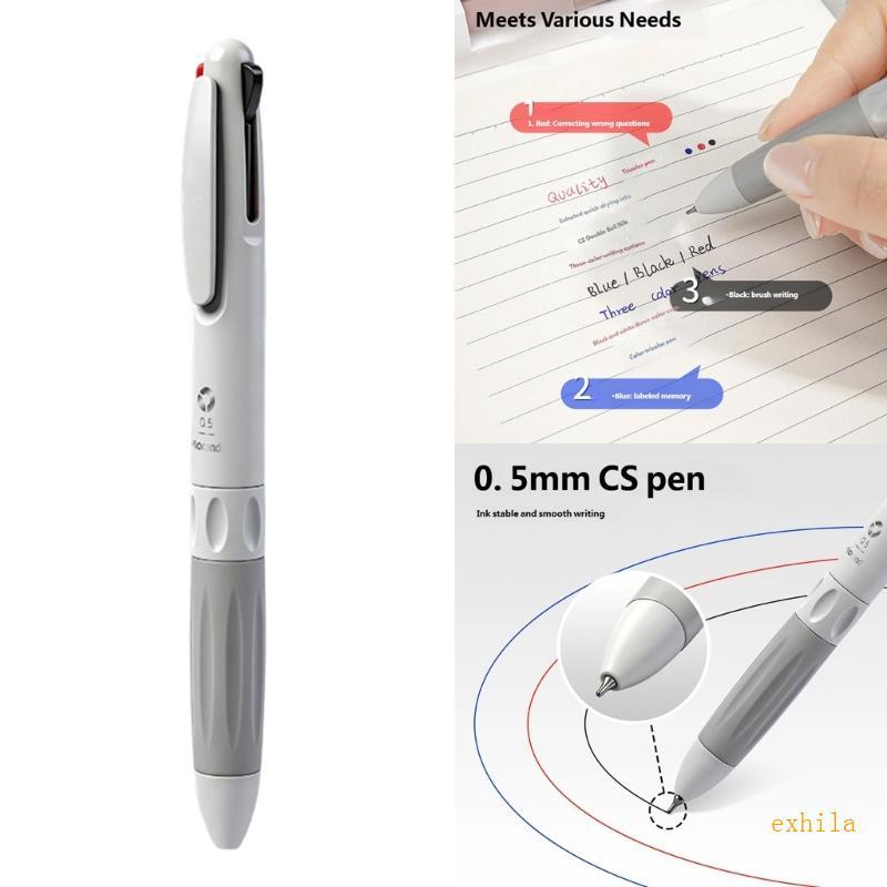 Exhila Bút Gel Có Thể Thu Vào Nhiều Màu 0 5 Mm Fine Point 3 Màu Trong 1 Bút Gel Dành Cho Học Sinh Ng