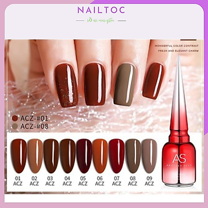 Sơn Gel AS mã ACZ | Chai Đỏ 15ML