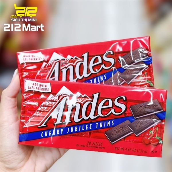 Socola Andes Vị Cherry Anh Đào 132g