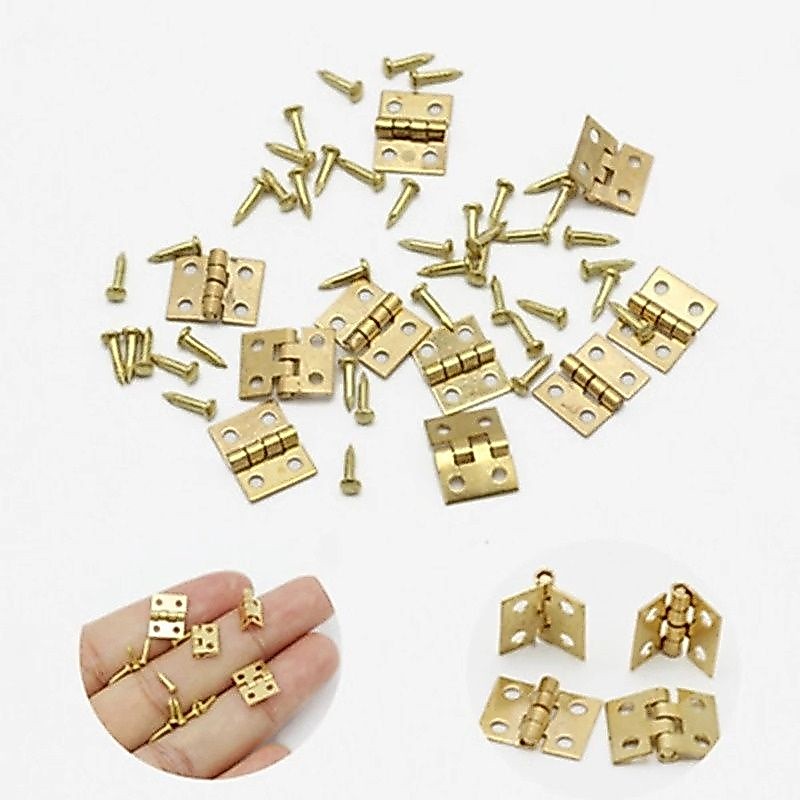 [HÀNG CÓ SẴN GIAO NGAY] 5 cái bản lề mini (kèm vít)