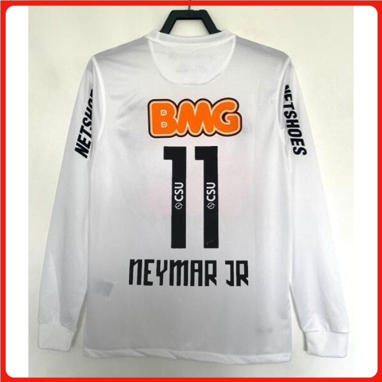 Retro: Áo bóng đá dài tay Santos mùa giải 2013 # NEYMAR JR