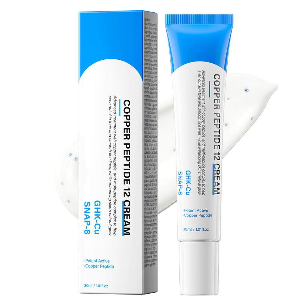 [Hàng có sẵn] GHK-Cu Copper Peptide Cream 12 Peptide Cream Blue Copper Peptide Repair Anti-Aging WJG