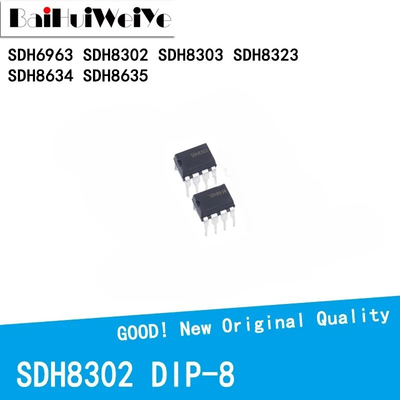 5 Chiếc SDH8634 SDH6963 SDH8302 SDH8303 SDH8323 SDH8635 DIP-7 Trong Dòng Chip Nguồn