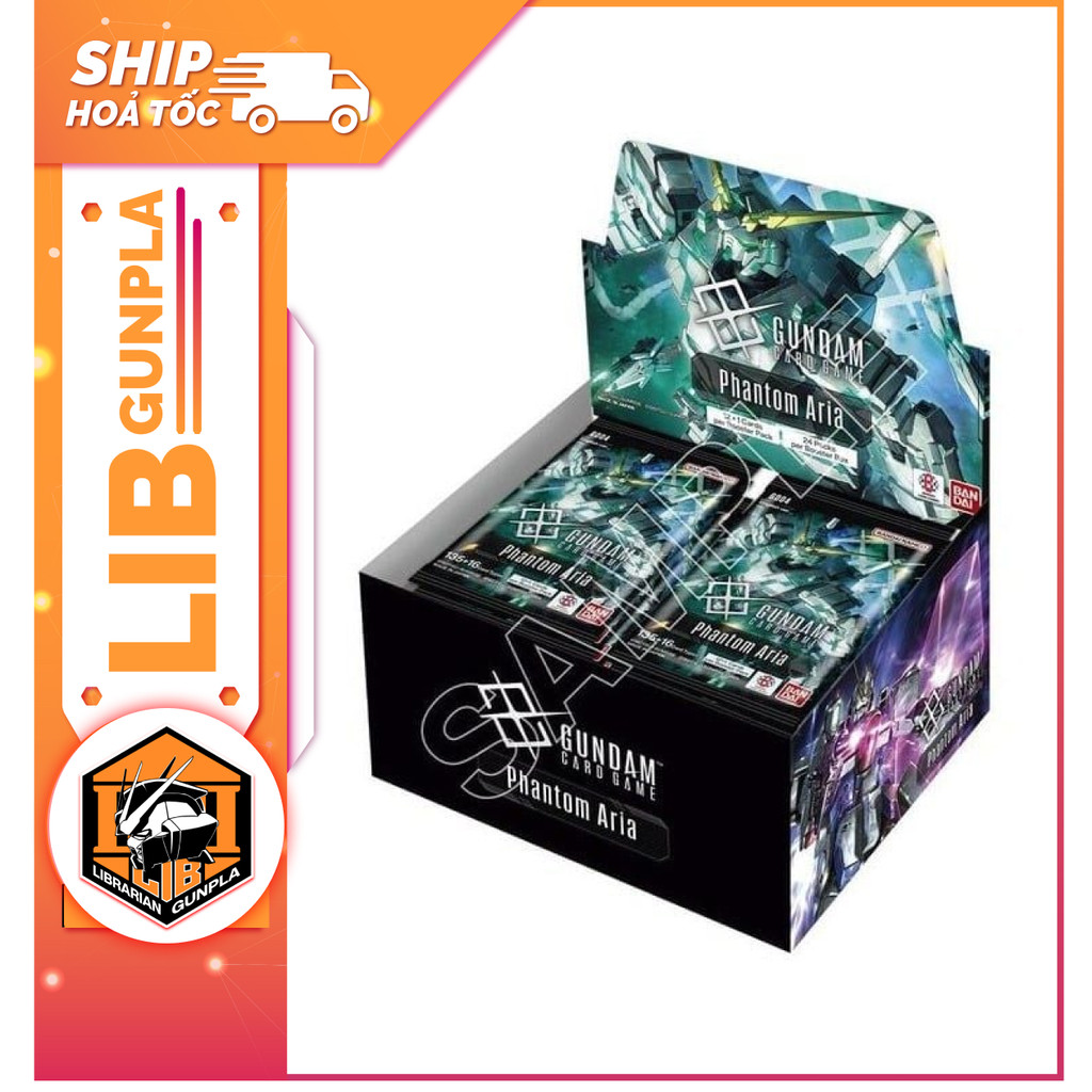 Thẻ bài Gundam Card Game / TCG Gundam - GD04 Booster Pack Phantom Aria - English Ver