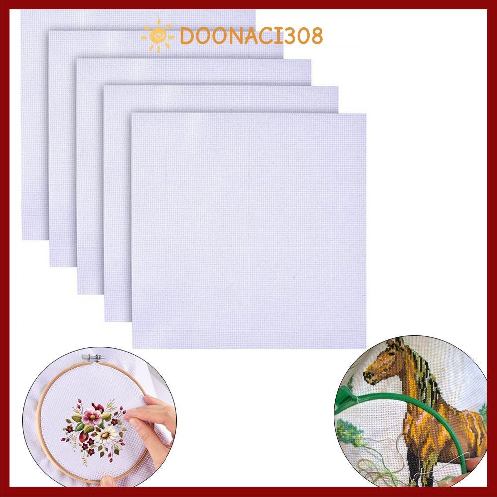 DOONACI308 Vải Aida DIY Cotton Handmade Needlework Cross