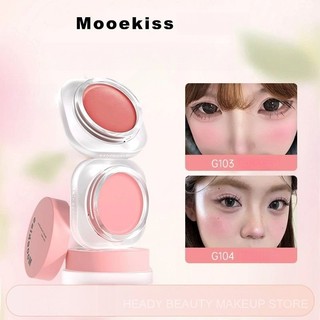 Mooekiss Blush Cream Airy Độ bão hòa thấp Màu xám Hồng Mở rộng bùn chống nắng cho nữ 2025 Mẫu mới XHCS