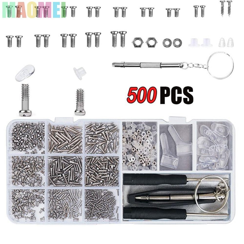 Kính Vít Thay Thế Cho Kính Kim Loại và Chống Nắng - Bộ Phụ Kiện Gồm ốc vít hạt đồng hồ nhỏ tua vít