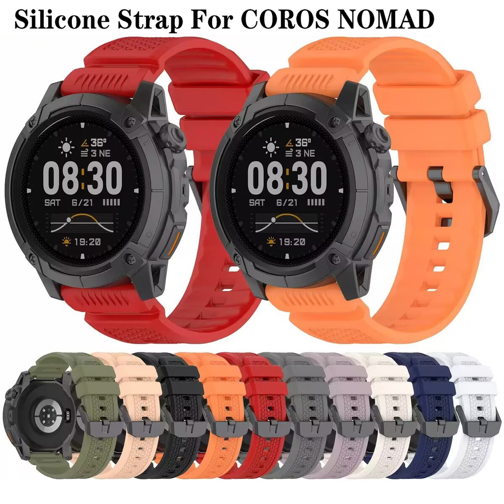 Dây Đeo Silicon Cho COROS NOMAD Đồng Hồ Thông Minh Chiều Rộng 24 Mm Vòng Tay Thể Thao Đồng Hồ Thay T