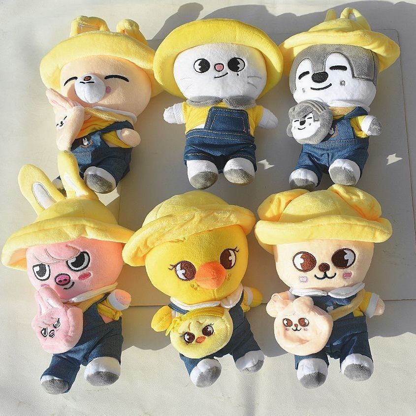 SKZOO Mẫu Giáo Ngồi Búp Bê FELIX Chu Châu FELIX Mũ Quần Áo Búp Bê straykids TONG924