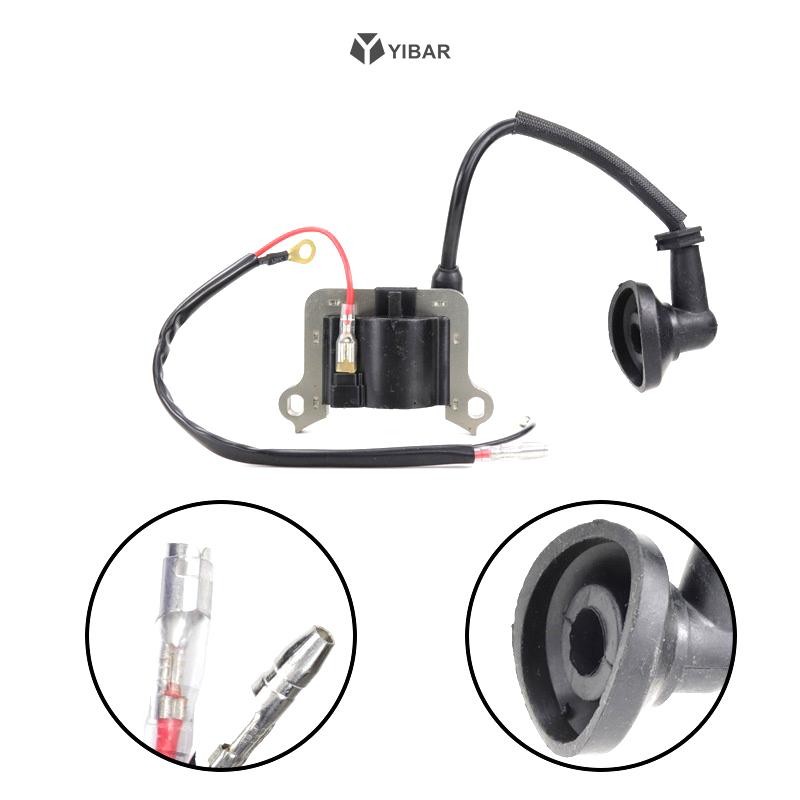 YIBAR Cuộn dây đánh lửa 1E48F Cuộn dây đánh lửa Cuộn dây đánh lửa Phù hợp cho 63cc Máy cắt cỏ Máy cắ